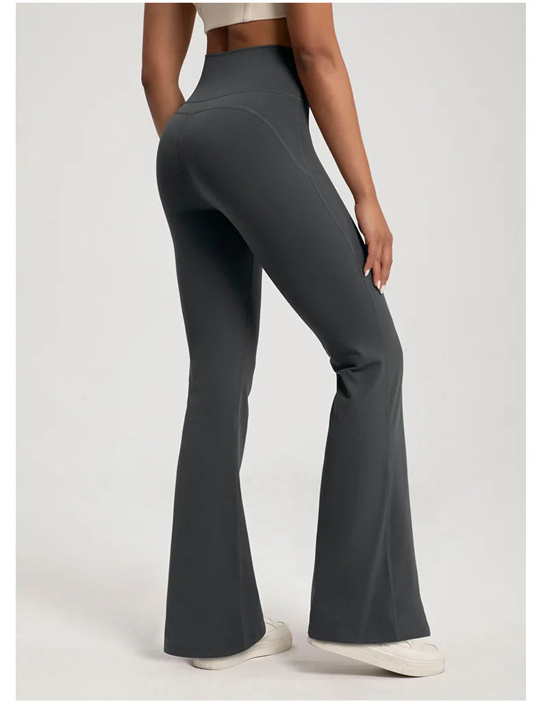 Naked High-Waisted Bell-Bottom Pants