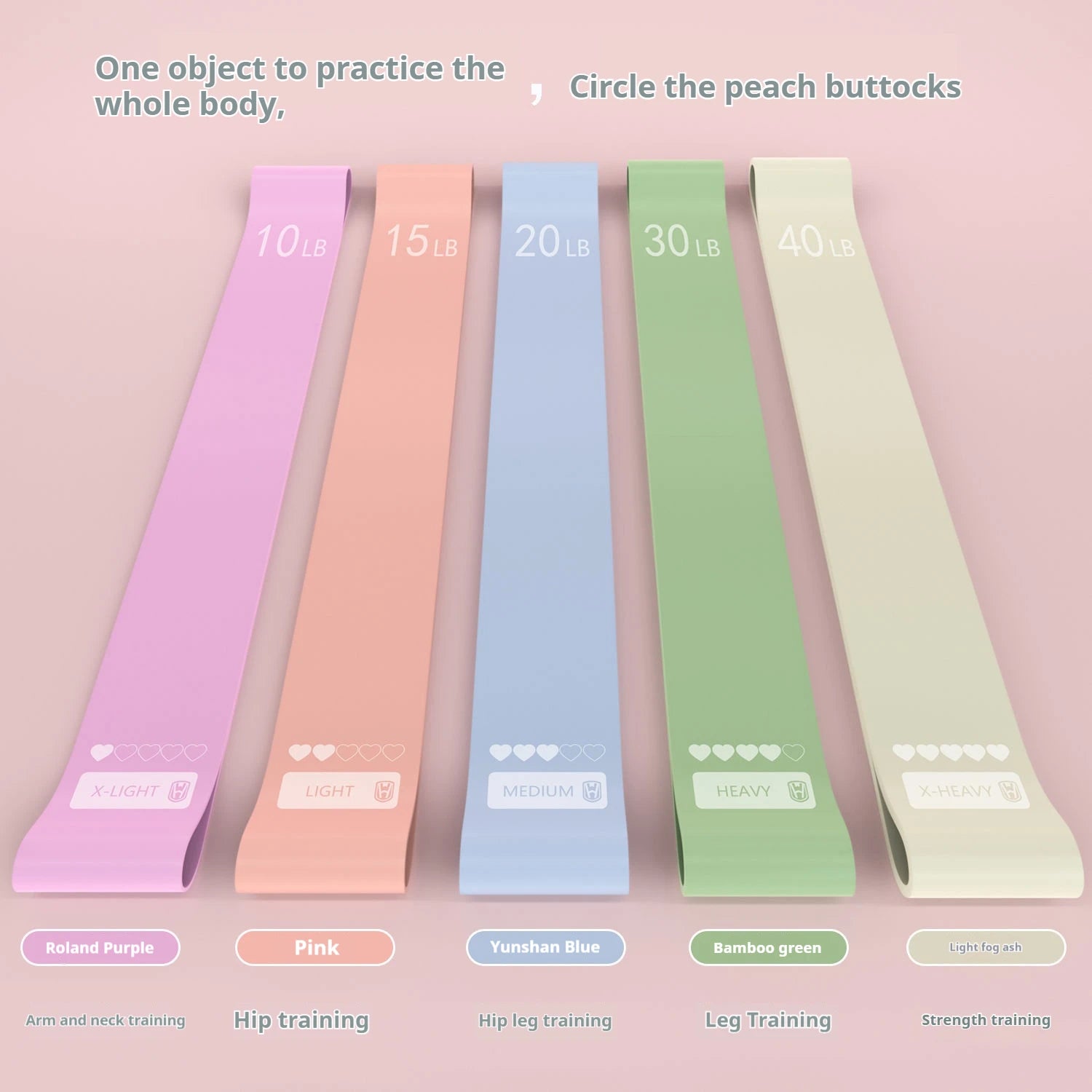 Yoga Elastic Resistance Bands