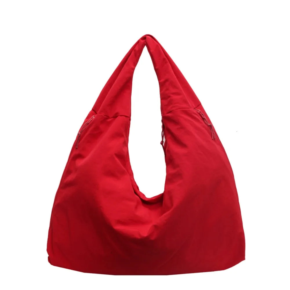 Casual Nylon Multi-Pocket Japanese-Style Tote