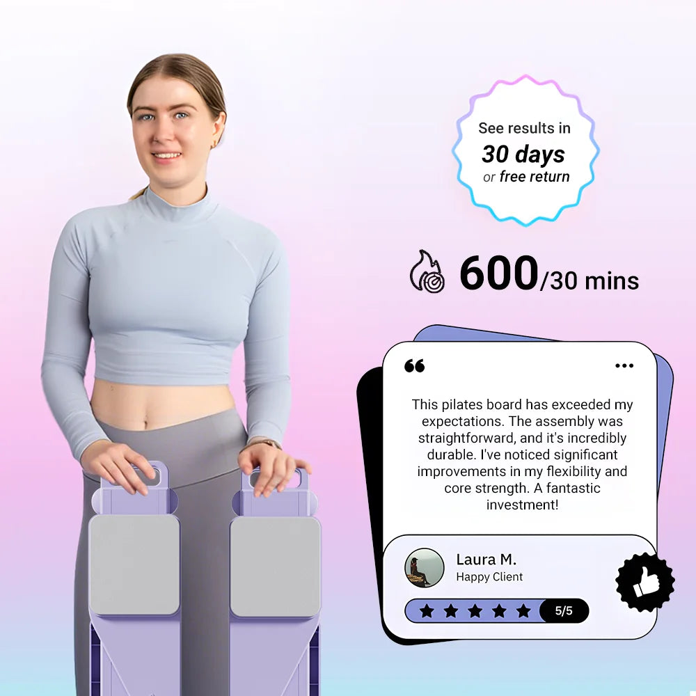 2-in-1 Abs & Ski Board Portable Core/Leg Trainer