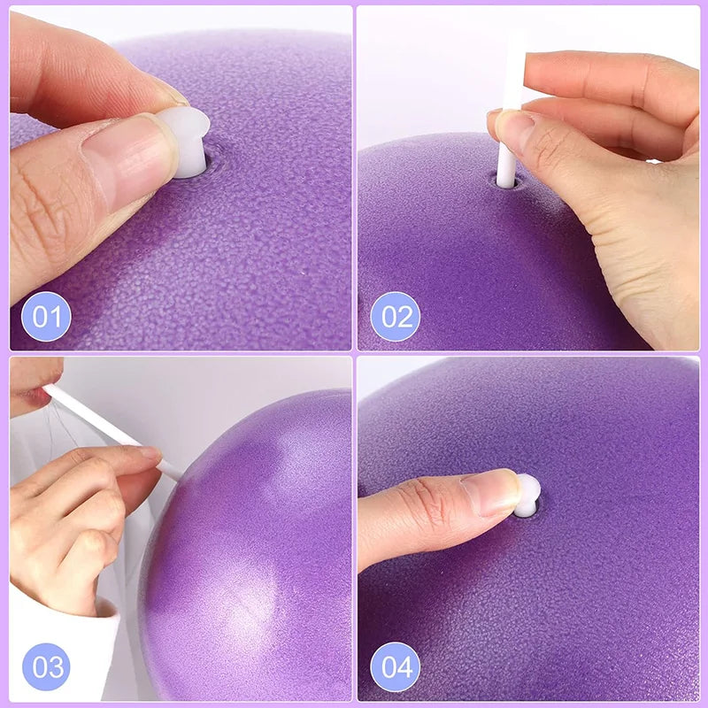 25cm Yoga Ball Exercise Gymnastic Fitness Pilates Ball