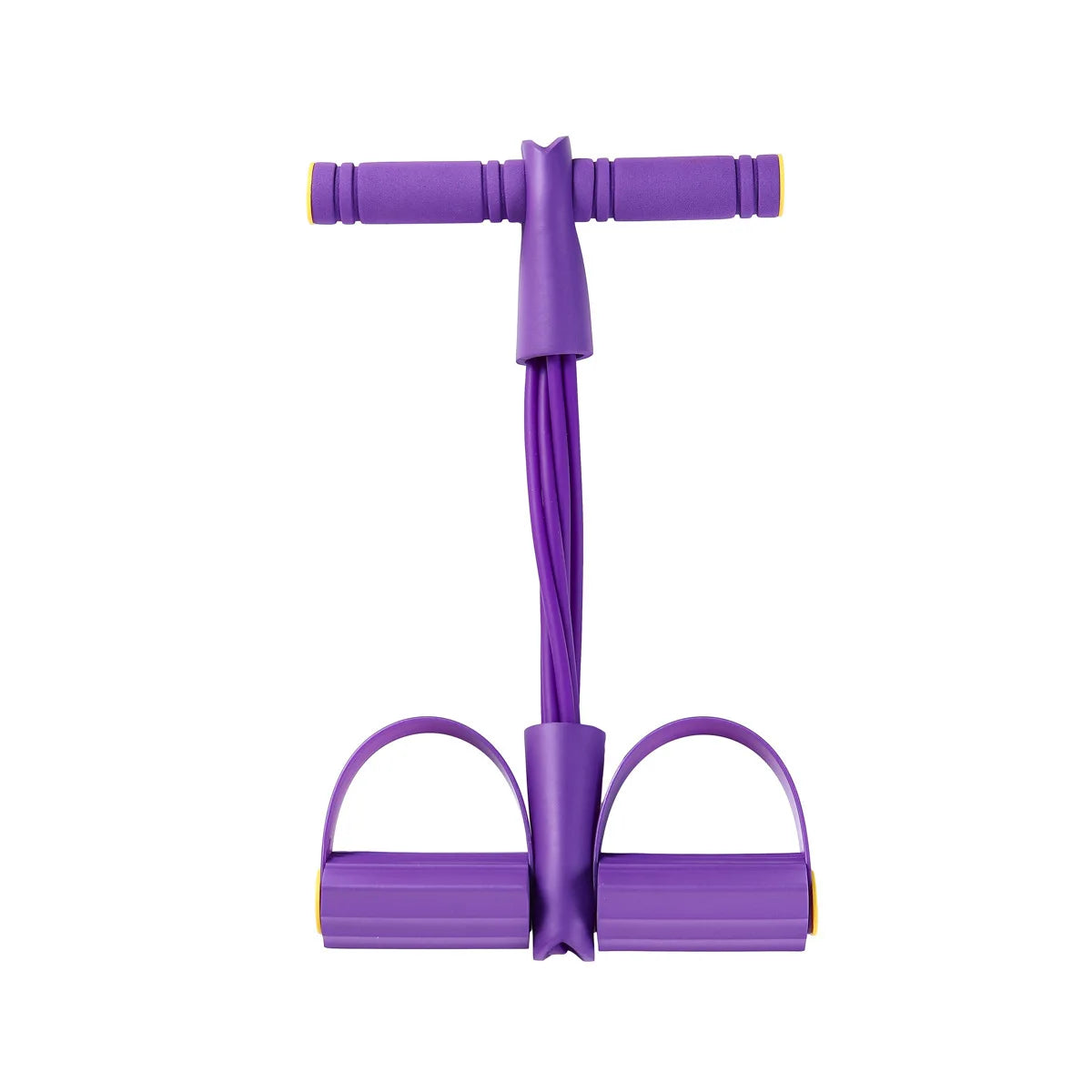 Pedal Resistance Band – 4/6-Tube Portable Home Gym Equipment for Full Body Workouts, Yoga & Abdominal Training