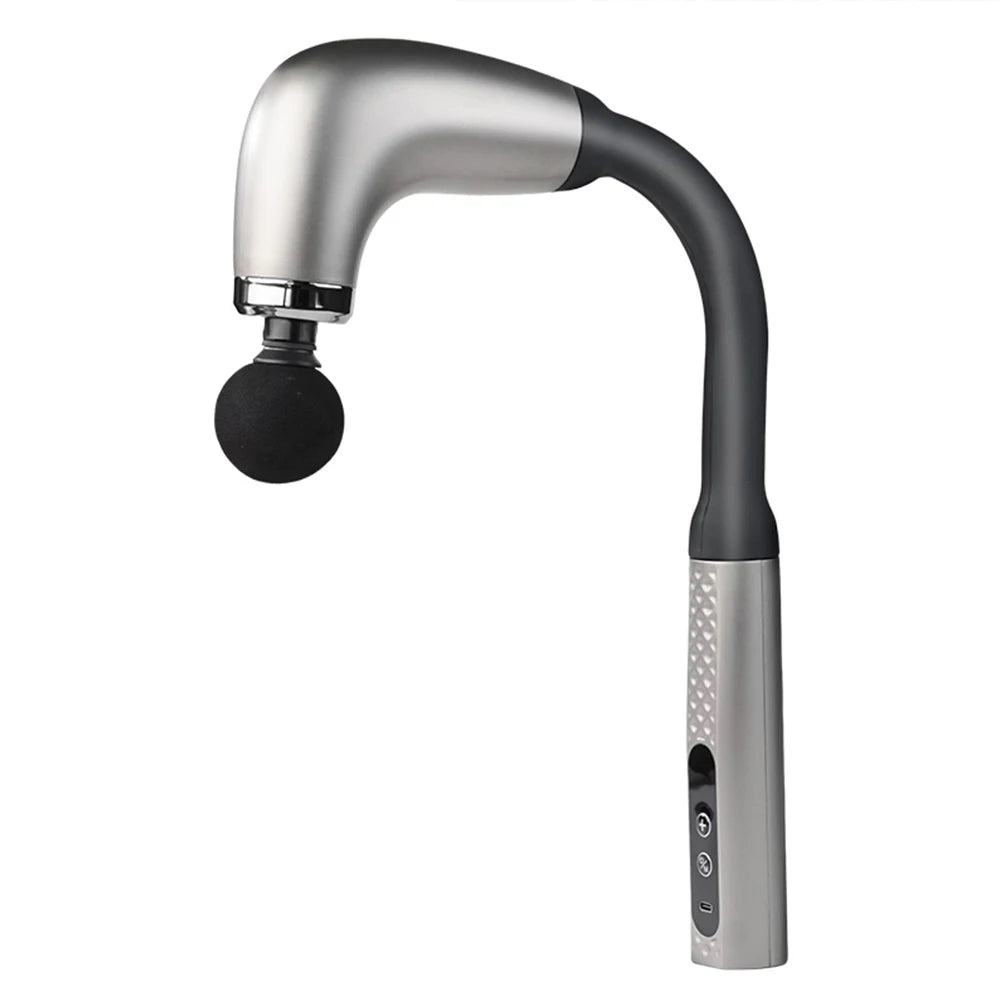 Fascia Gun with Extended Handle and Elbow