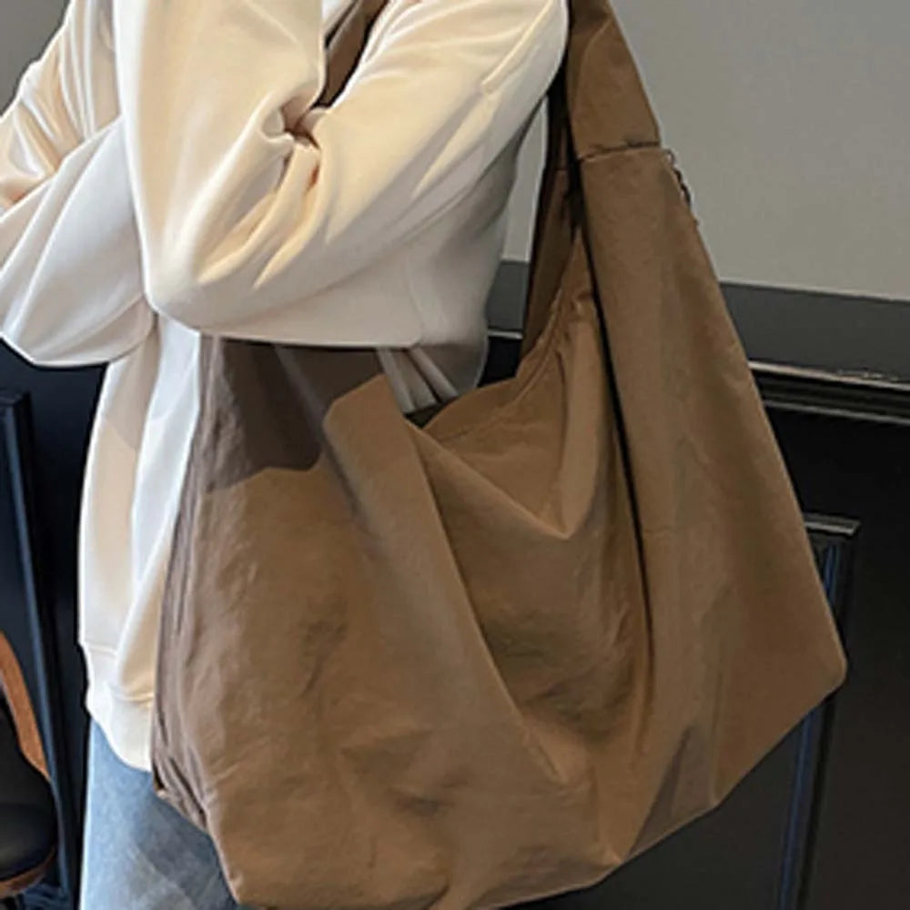 Casual Nylon Multi-Pocket Japanese-Style Tote