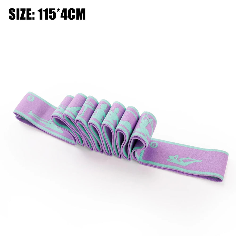 Bande élastique de résistance pour yoga, pilates, danse et étirements