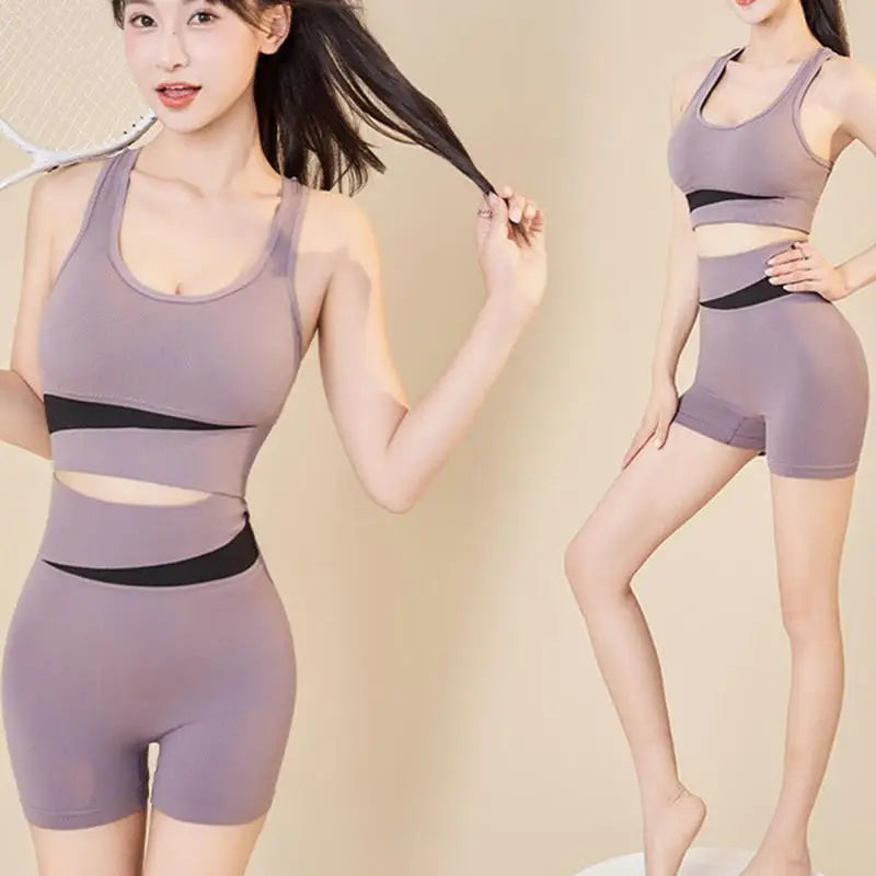 Seamless Sports Underwear Set