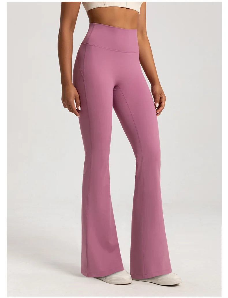 Naked High-Waisted Bell-Bottom Pants