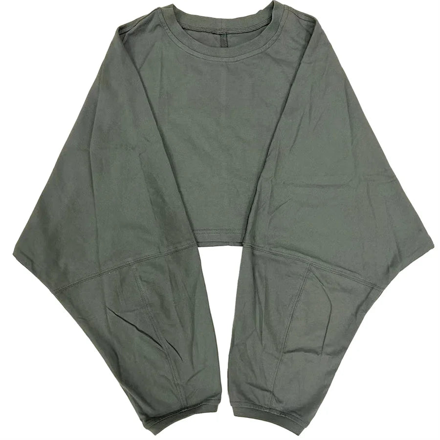 Women's Long Sleeve Sports Crop Top – Loose Gym Yoga T-Shirt Spring Autumn Fitness Wear