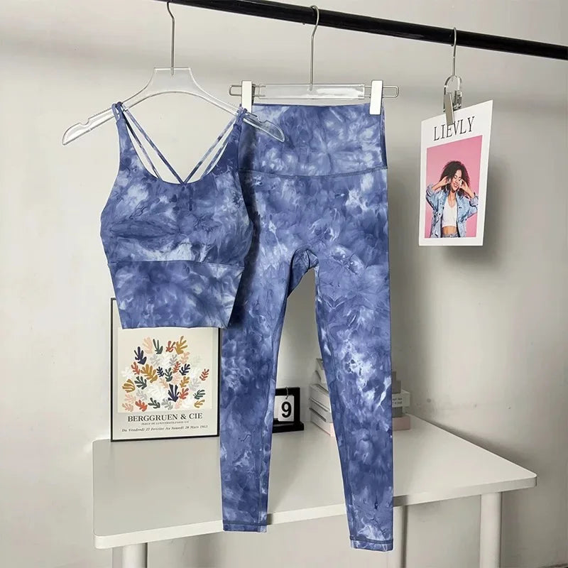 Tie-Dye Yoga Suit Set