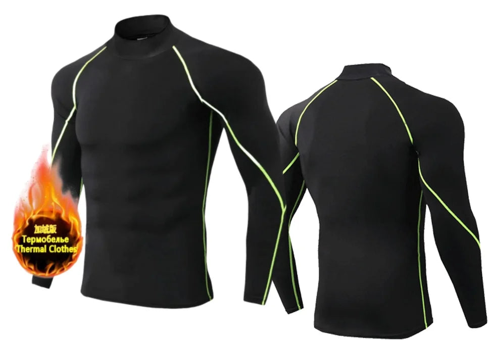Ultra Soft Compression High Collar Man Tops
