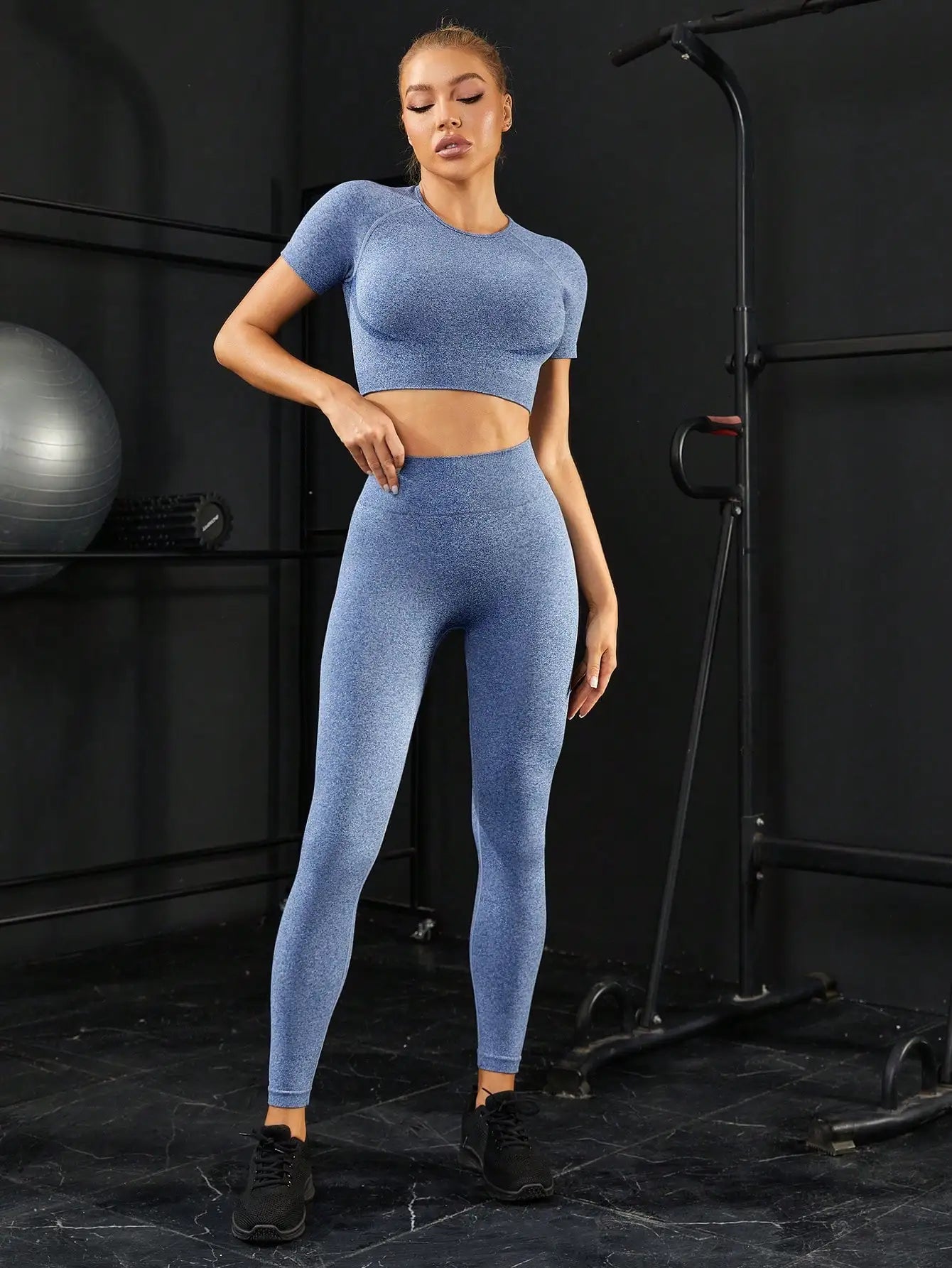 Fitness Yoga Set Seamless Sport Women's Two-Piece