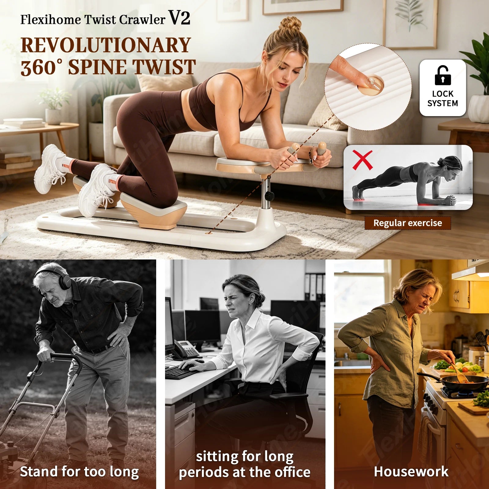 Adjustable Back Stretcher Machine