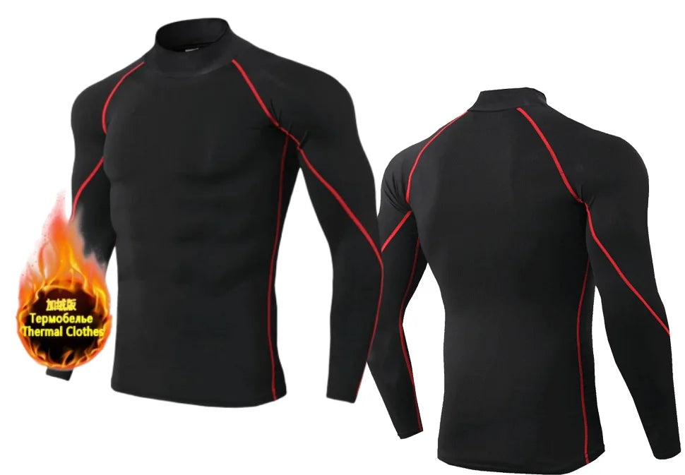 Ultra Soft Compression High Collar Man Tops