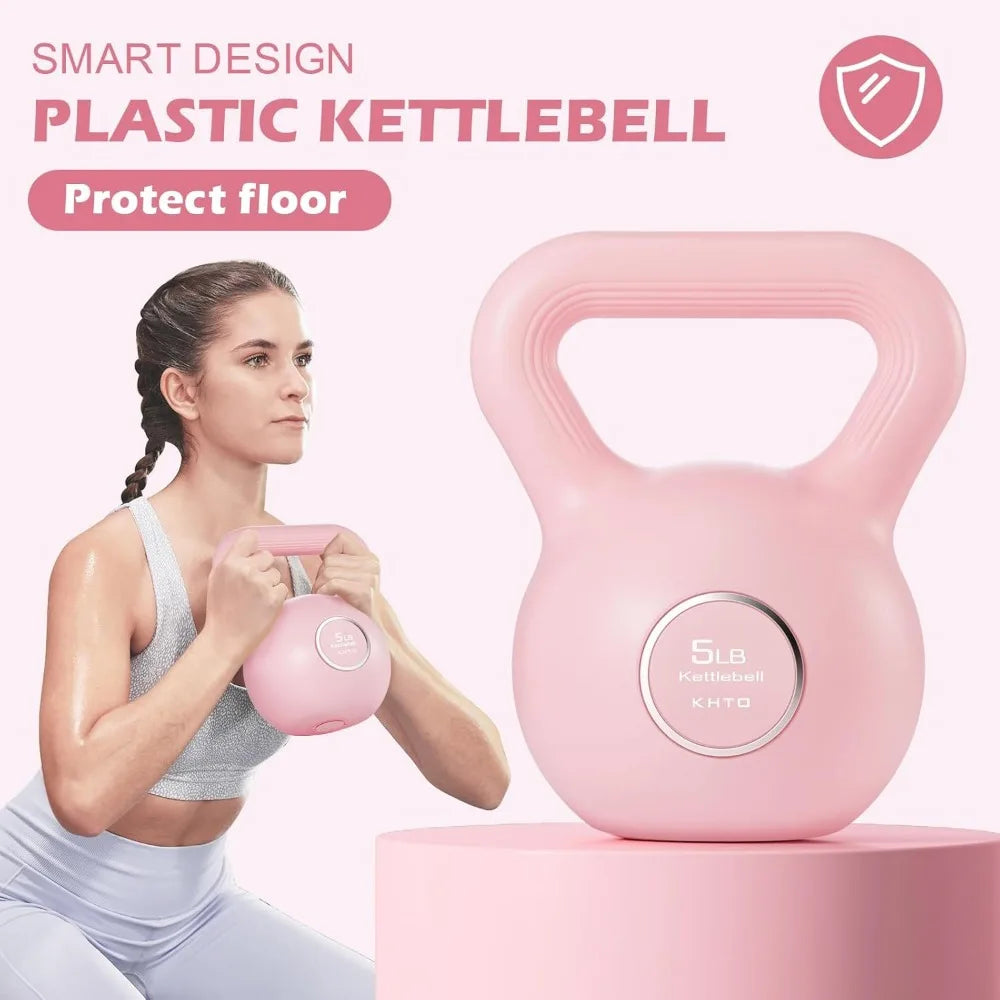 Pink Kettlebell Strength Training Set