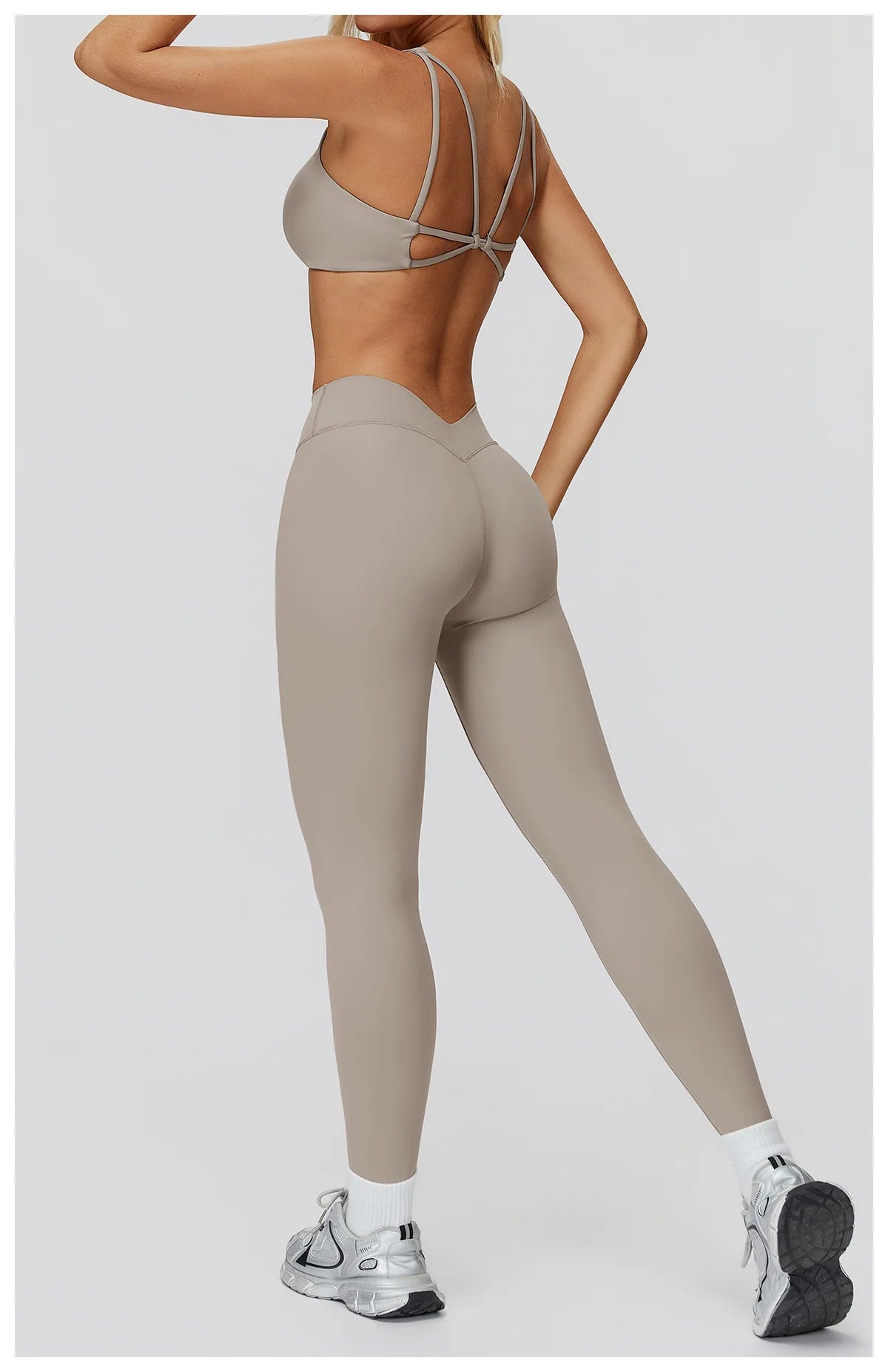 2PCS Yoga Set Women Quick Dry Gym Clothes