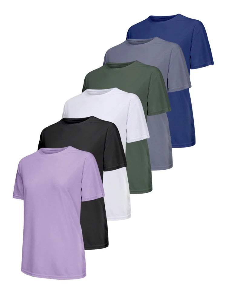 Women's Solid Color Ultralight Quick-Dry Sport T-Shirt