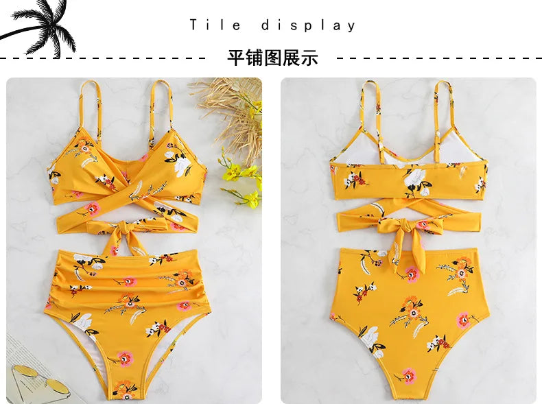 Women's High Waisted Bikini Sets
