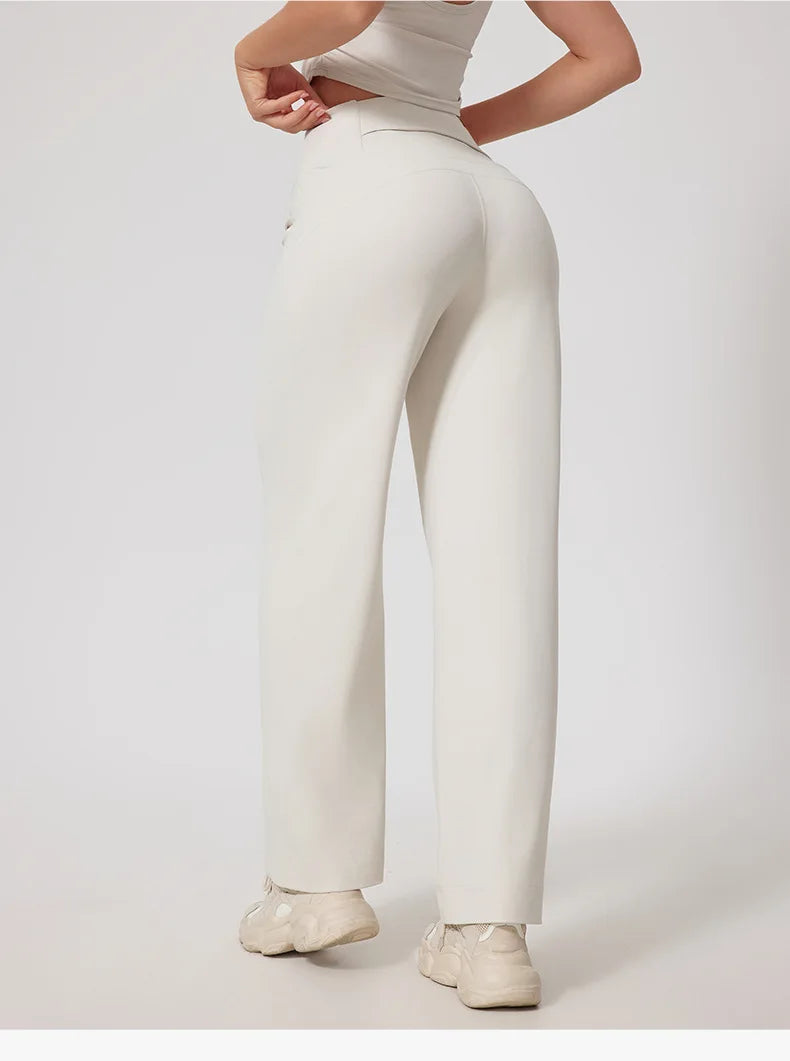 Women’s High-Waisted Wide-Leg Athletic Pants