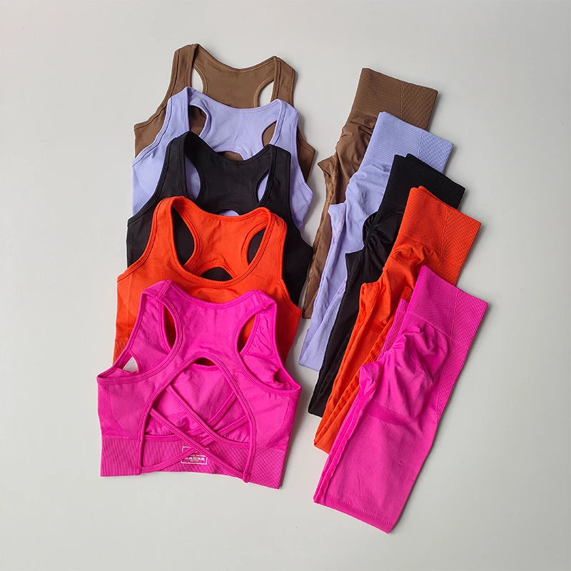 2PCS Sports Bra Women's Set