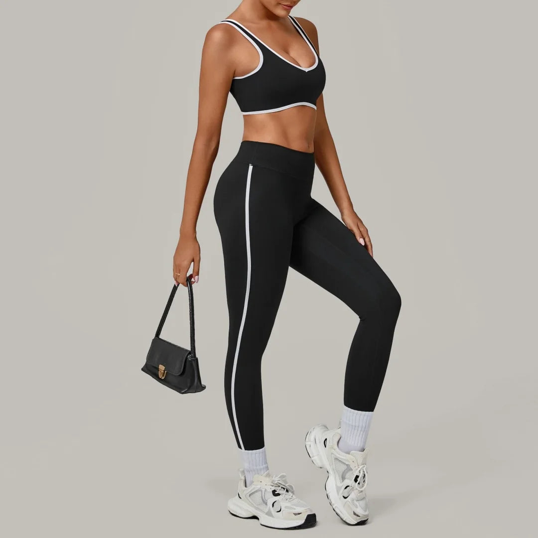 Women's Tight High Waist Peach Hip Yoga Set