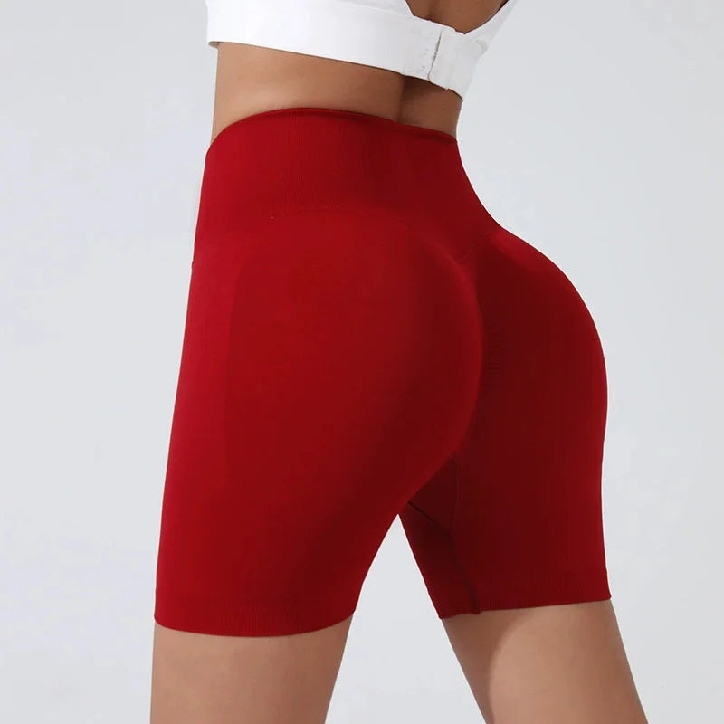 Peach Hip Lifting Sports Shorts for Women