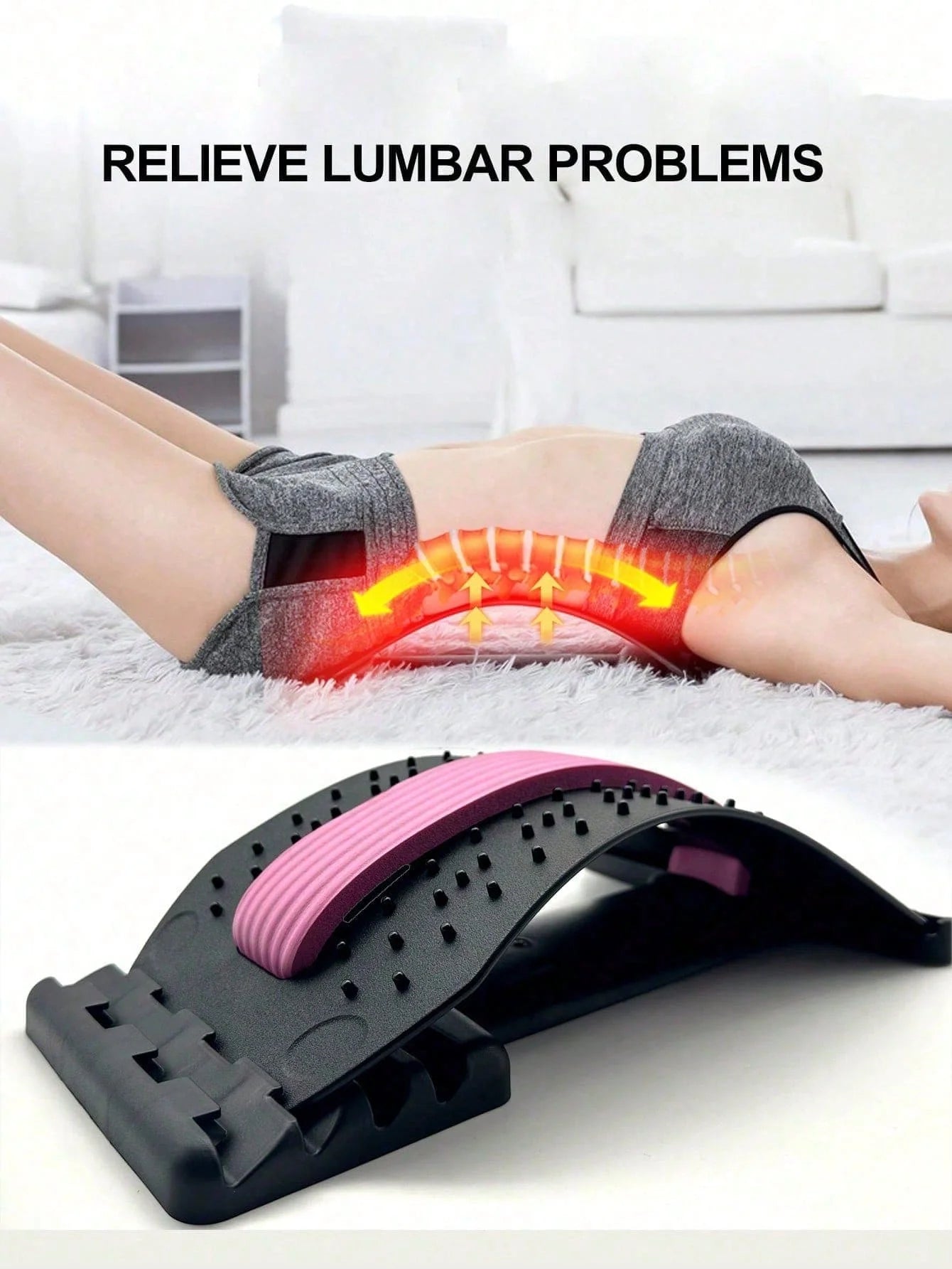 Lumbar Spine Soother for Stretching the Waist and Neck