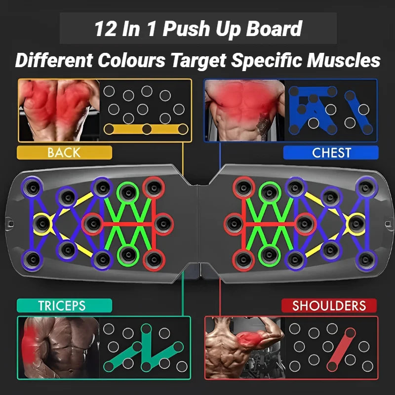 Portable Multifunctional Push-Up Board