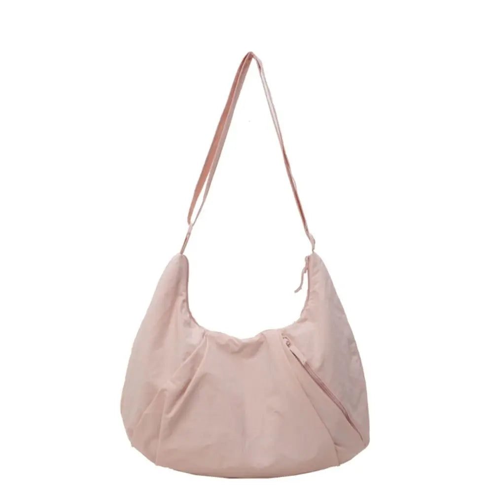 Korean-Style Nylon Underarm Dumpling Bag