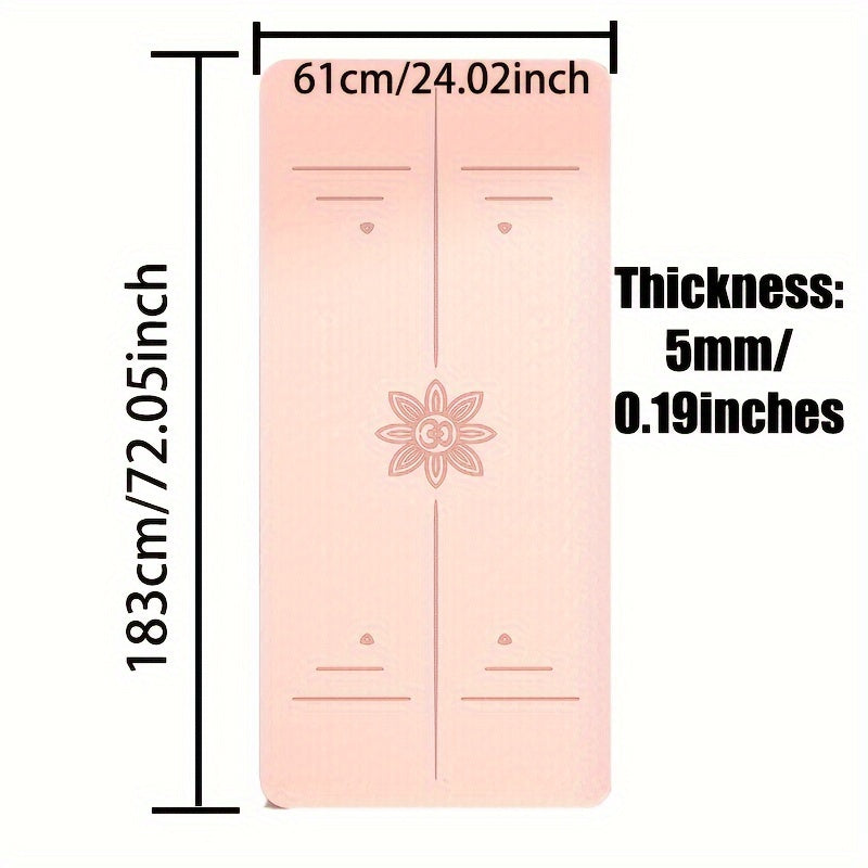 TPE Non-Slip Yoga Pilates Training Mat