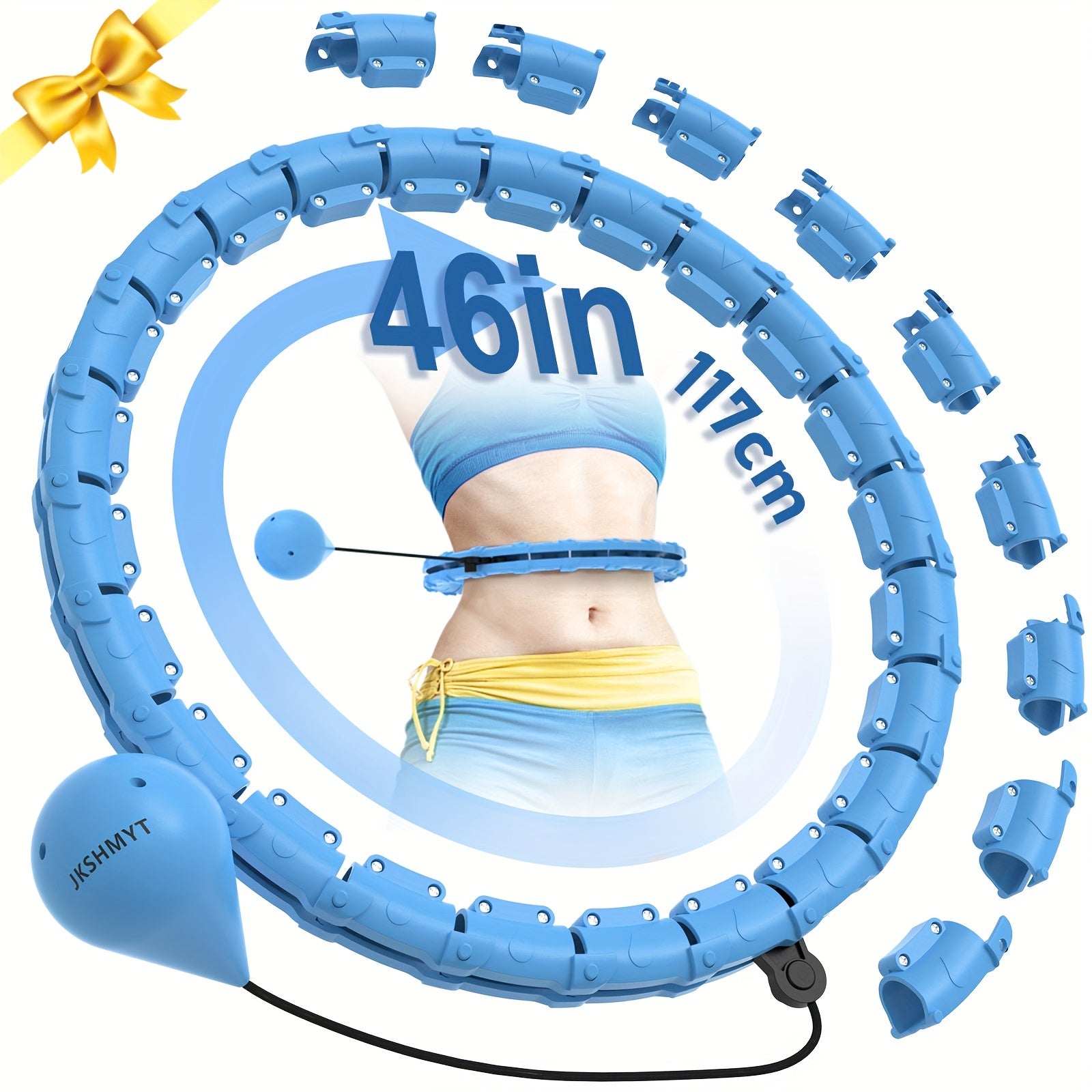 Detachable 24 Sections Fitness Hoop