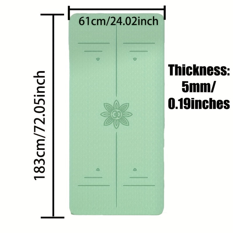 TPE Non-Slip Yoga Pilates Training Mat