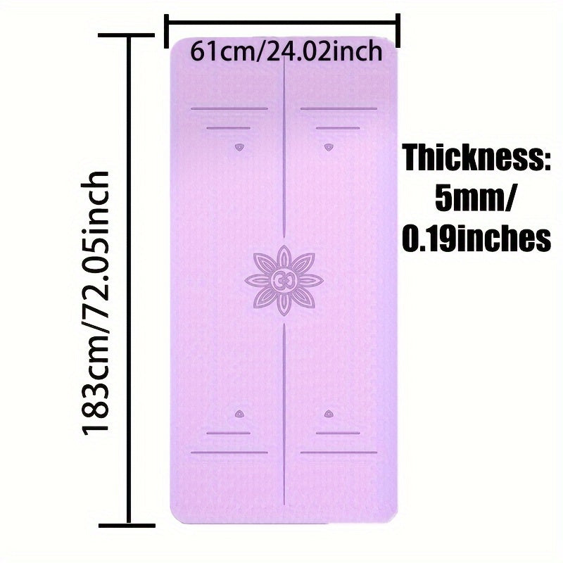 TPE Non-Slip Yoga Pilates Training Mat