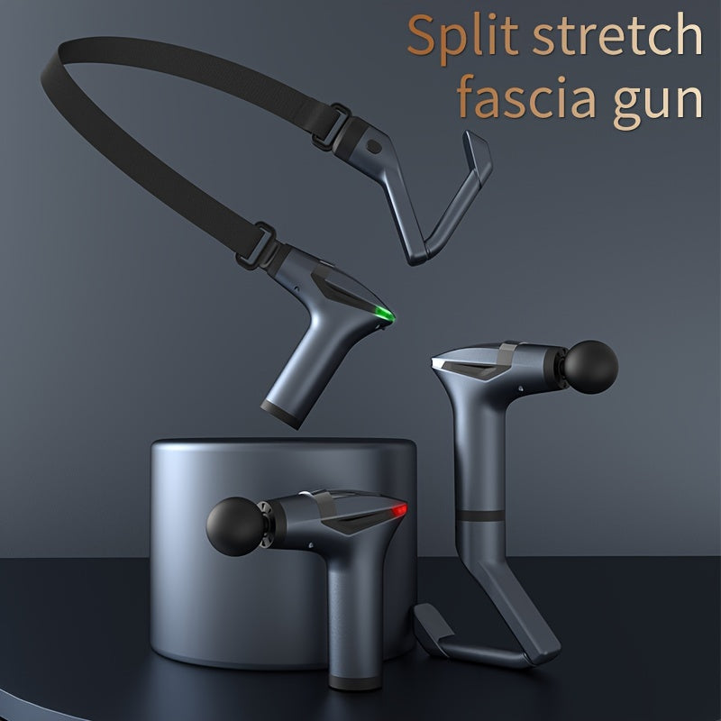 Split Stretch Fascia Gun Multi-Functional Detachable Handle Body Massager